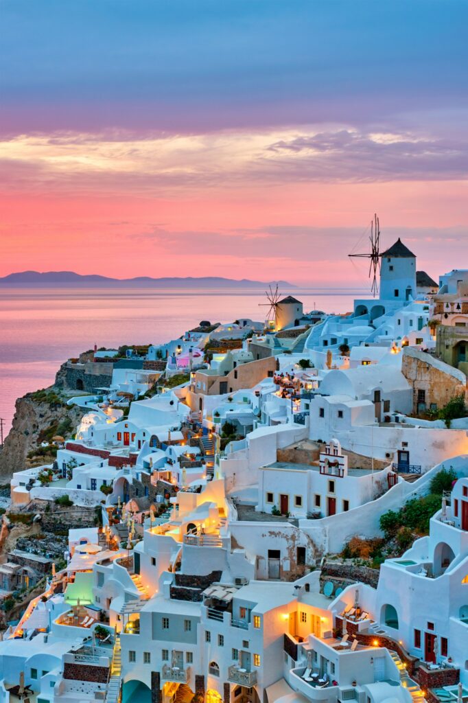 Famous greek tourist destination Oia, Greece
